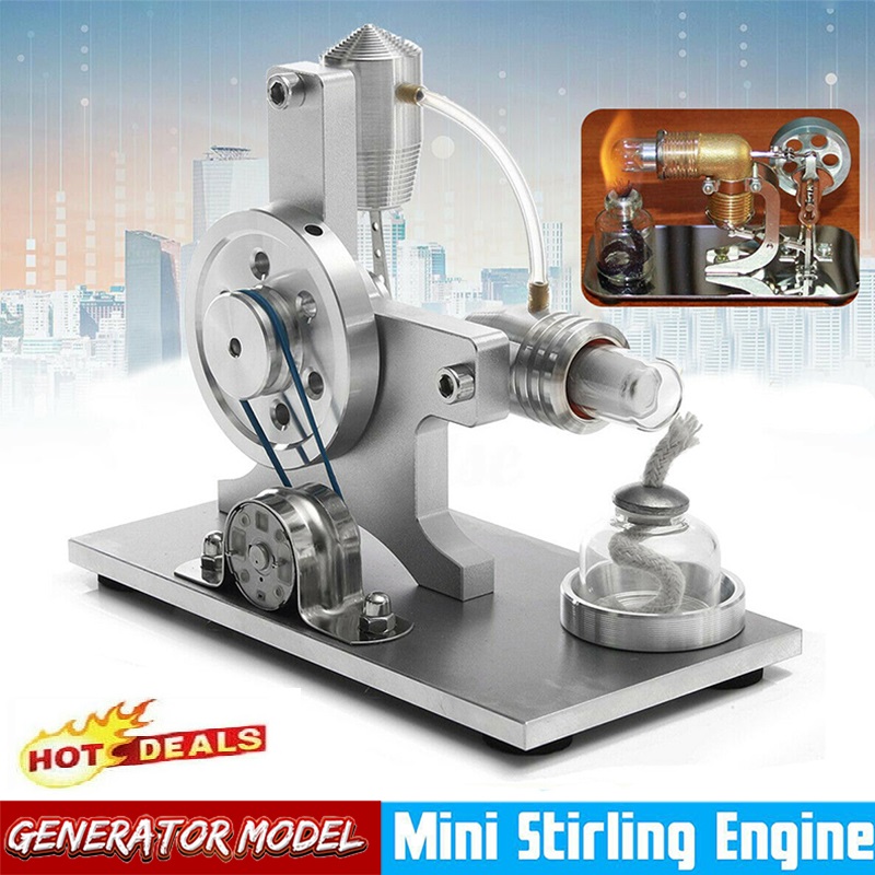 DIY Mini Air Stirling Engine Motor Model Educational Steam Power Educational Equipment School Physics Engine Teaching Model New