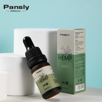 Pansly Inedible 10ml Essential Oils Organic CBD Seed Body Relieve Herbal Drops Anti Anxiety Help Sleep Pain Relief Massage Oil