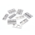 20 Pcs Hardware Stainless Steel Hinges Door Connector Drawer 6 Mounting Holes Durable Furniture Bookcase Window Cabinet Home