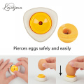 LMETJMA Creative Egg Piercer Pricker With Lock Easter Egg Piercer Safety and Easily Craft DIY Maker Egg Dividers Egg Tool KC0107