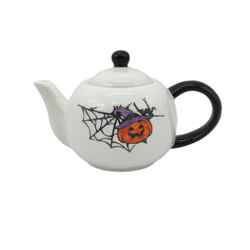 Exquisite Halloween Pumpkin Teapot