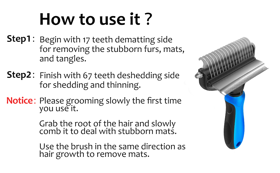 2 in1 deshedding comb   (3)