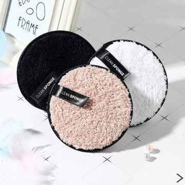 Soft Microfiber Makeup Remover Pads Washable Cotton Pads Powder Sponge Puff Reusable Face Cleaner Cleaning Towel Skin Care Tool