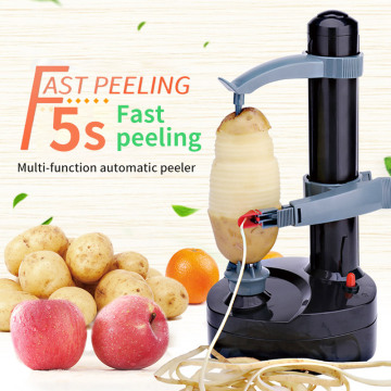 Multifunctional Stainless Steel Electric Peeler Automatic Fruit Vegetable Peeler Three Spare Blades Potato Peeling Machine Hot