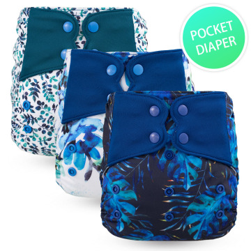 2020.11 NEW ARRIVAL Baby Pocket Cloth Diaper Reusable Butterfly Tabs High Quality 3-15kg