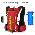 backpack and 2 L bag