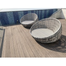 Outdoor bamboo decking for resort hotel