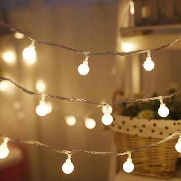 Small Bulb Star Lantern LED Lights String Fairy Garland Lights Home Internet Celebrity Festive Party Decor Light Kids Room Decor
