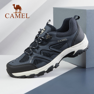 CAMEL New Men Outdoor Mesh Hiking Shoes Durable Net Surface Breathable Boots Training Sneakers Anti-Slip Trekking Shoes
