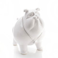Modern Bulldog Piggy Bank Ceramic Crafts Creative Pottery Home Decoration Porcelain Animal Ornaments Doll Piggy Bank Decoration