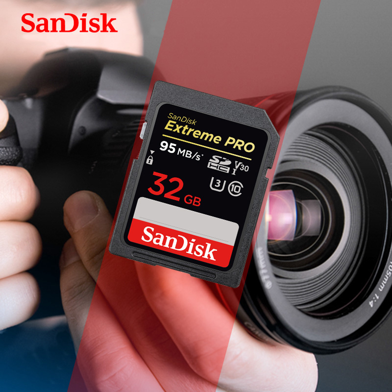 SanDisk Extreme High Speed 64GB UHS-ll SD Card Memory Card 128G Camera Memory Card Flash Card 300MB/s 32G UHS-II Read 300M