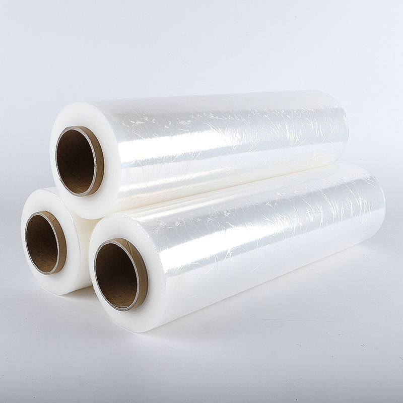 Wholesale Transparent Stretch PE Plastic Packaging Film Industrial Soft Hardness Wrapping Film Food Industrial Plastic Wrap6