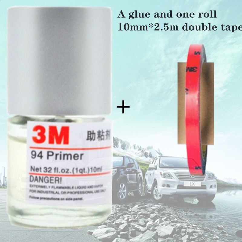 3M 10ML 94 adhesive Primer Adhesion promoter increase the adhesion Car Wrapping Application Tool car-styling for tape with foam