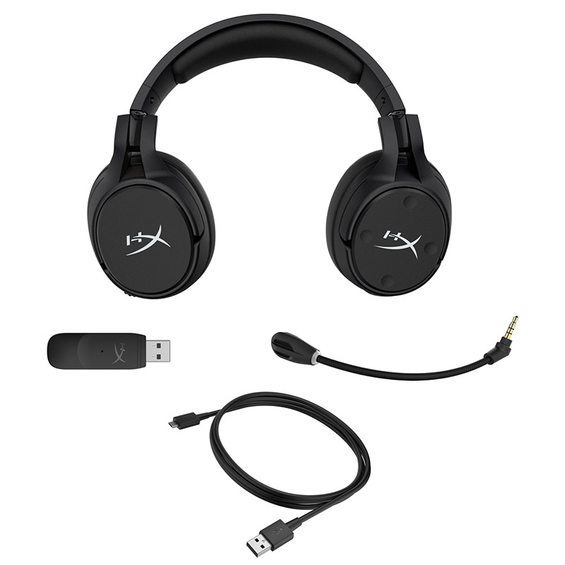 Kingston HyperX Cloud Flight S Wireless Gaming Headset 7.1 surround sound 2.4GHz wireless audio software customization