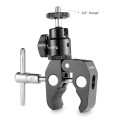 SmallRig Clamp Mount with 1/4" Screw Ball Head Mount Hot Shoe Adapter and Cool Clamp - 1124