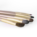 O.TWO.O 5pcs Makeup Brushes Set Powder Blush Foundation Eyeshadow Eyeliner Lip Cosmetic Brush Kit Beauty Tools With Gold Tube