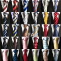 8cm Check Navy Green Blue White Red Jacquard Woven 100% Silk Ties Mens Neck Tie Striped Ties for Men Wedding Suit Business Party