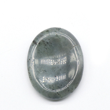 Gray Labradorite Thumb Worry Stone Anxiety Healing Crystal Therapy Relief