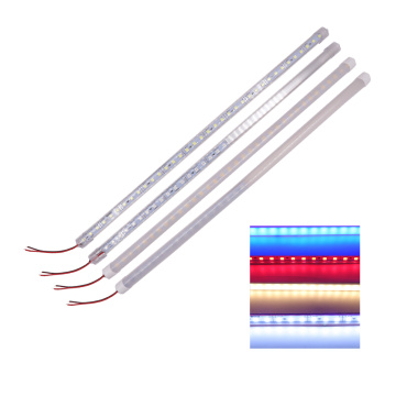 5054 12V LED Bar Light Aluminium U Profile 25cm 50cm LED Hard Strip Rigid Lights Bar Kitchen Under Cabinet Lighting 1-20pcs