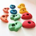 10Pcs/set Assorted Textured Rock Climbing Frame Mixed Color Rock Climbing Wall Stones Hand Feet Holds Grip kids Sport Toys