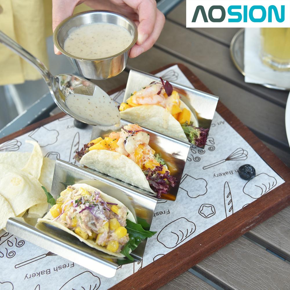 Aosion 4 Packs Taco Holders