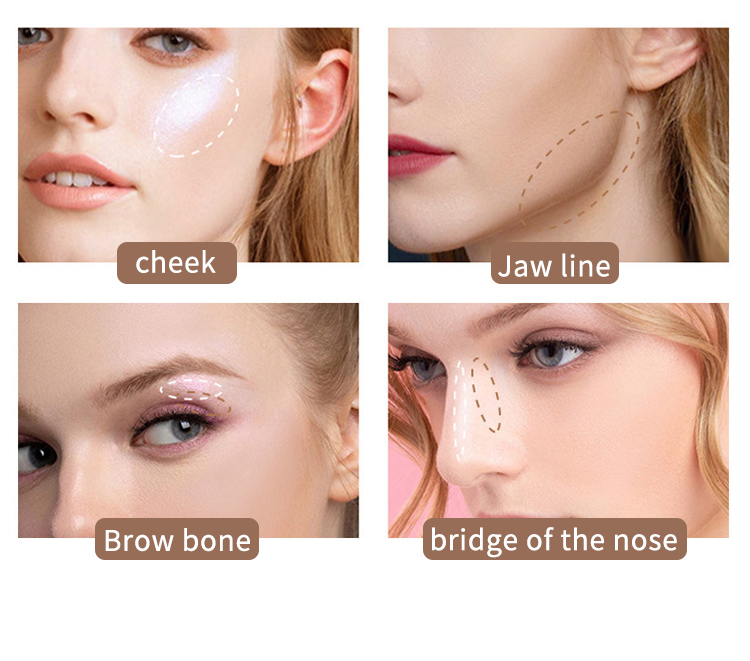 High Gloss Powder Makeup Concealer Palette_08