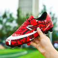 ZHENZU Men Women Boys Soccer Shoes Football Boots TF/FG Kids Cleats Training Sport Sneakers Size 35-45