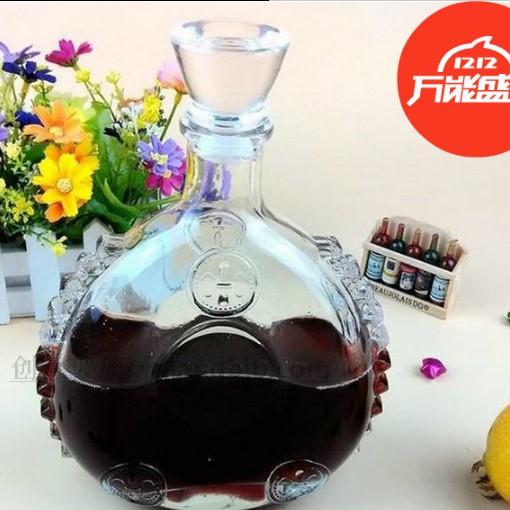 1PC Glass Bottles Red Wine Whiskey Decanter Set Magic Decanter Wine Glass Sobering Device Quality Bar Set JR 1089