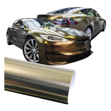 Metal Brown Car Wrap Vinyl