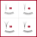 NAGARAKU eyelashes makeup eyelash bundles 3D-6D Premade Fans Russian Volume Eyelash Black Faux Mink Premium Eyelash Application