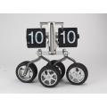 Four Wheels Funny Flip Clock