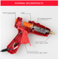 LOMDOK 30W 60W 80W 100W Professional hot melt mini glue gun with 10pcs glue stick hand Electric melting rod Graft Repair tools