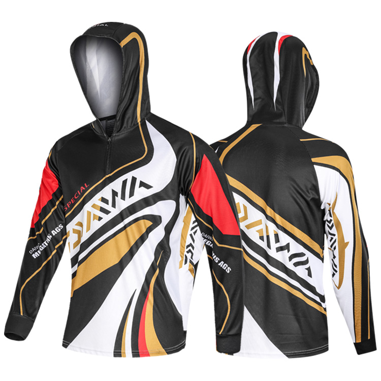 Daiwa 2020 Long Sleeve Fishing Wear Male Outdoor Sports Shirts Clothing Anti UV Breathable Cycling Hunting Hiking Clothes