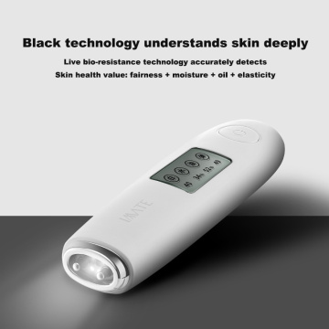 LCD Screen Skin Analyzer Three seconds detecting Skin moisture whiteness water and oil face elasticity household beauty device