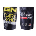 Black Protein Powder Stand Up Pouch | Doypack