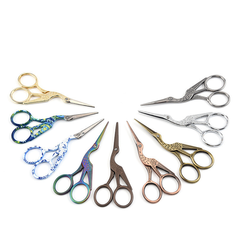 Stainless Steel Vintage Scissors Sewing Fabric Cutter Embroidery Scissors Tailor Scissor Thread Scissor Tools for Sewing Shears