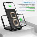 FDGAO 30W Qi Wireless Charger Stand For iPhone 12 11 XS XR X 8 Wireless Fast Charging Station Phone Charger For Samsung S20 S10