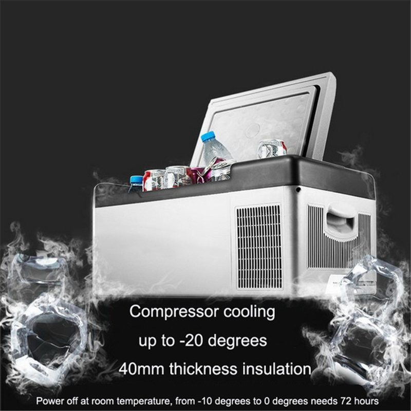25/30/40/50L Auto Refrigerator AC DC12/24V Portable Mini Fridge Freezer Cooler Compressor APP Controll for Car Home Outdoor