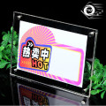 5 inch 165x129mm Acrylic Photo Frame Display Advertising Equipment European Creative Home Desk Decor Clear Crystal Picture Frame