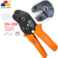 SN-28B crimping pliers 9 claws for TAB 2.8 4.8 6.3 / C3 XH2.54 3.96 2510 / tube / non-insulated terminal fixture tool kit