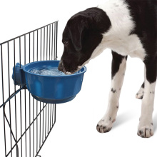 600ml Pet Dog Heating Bowl Winter Constant Temperature Basin Cage Heat Preservation Hanging Water Feeder for Dog Supplies