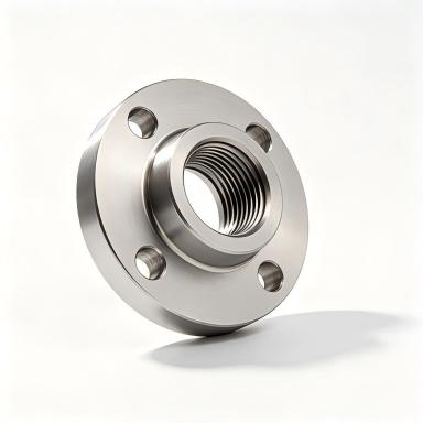 Stainless Steel Threaded Flange Plate for Industrial Pipeline(5)