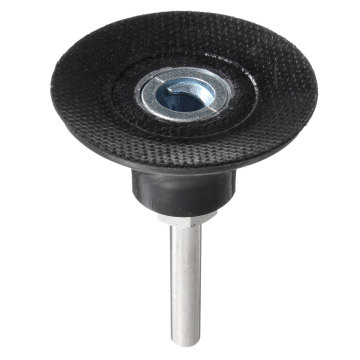 2inch Backing Pad + 6.35 mm/0.25inch Shank Holder Sanding Roloc Disc Pad Holder Shank Spiral Tray For Disc Abrasive Pad