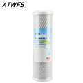 ATWFS Water Purifier 10" Carbon Block Water Filter Cartridge Fits all 10" Housings / Reverse Osmosis