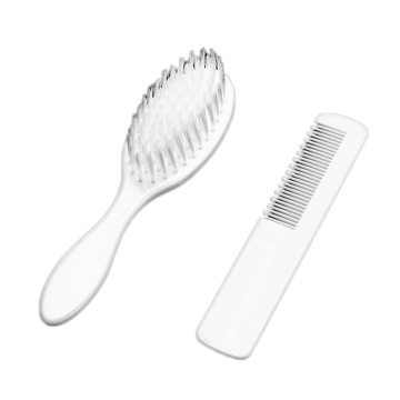 Headwear Baby Girls Boys White Hairbrush Newborn Hair Brush Infant Plastic Comb Head Massager