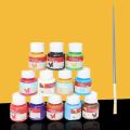 Acrylic Paint Set 12 Colors Art Supplies for Crafts Non Toxic Vibrant Colors