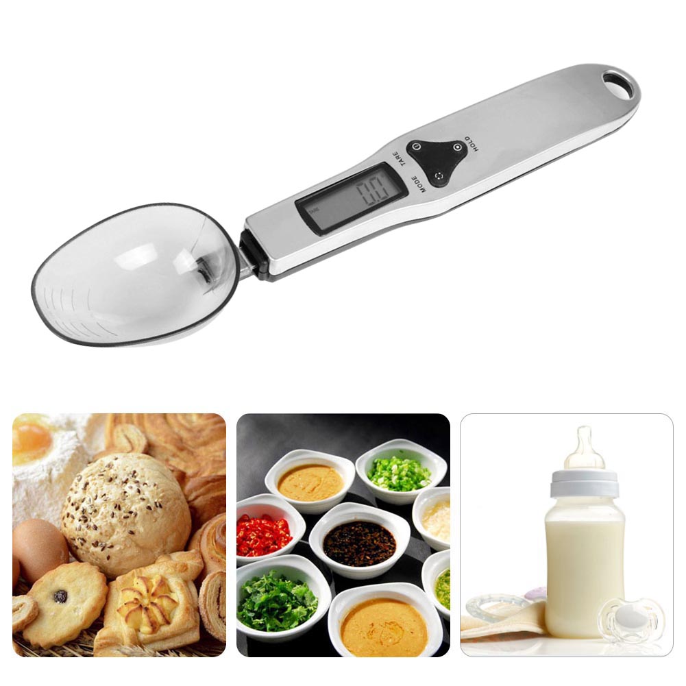 Electronic Digital Spoon Scale with LCD Display Kitchen Measuring Spoons