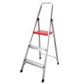 Hasegawa step ladder Aluminum alloy household multifunctional folding ladder thickened wide pedal handrail 3 step simple style