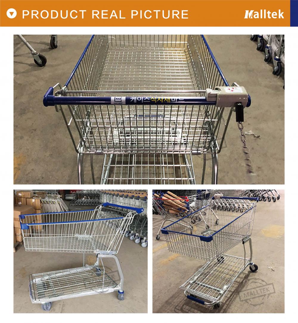 2 layer Metro Supermarket Shopping  Trolley