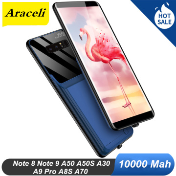 Araceli 10000 Mah For Samsung Galaxy Note 8 Note 9 A50 A50S A30S A8S A9 Pro A70 Battery Case Battery Charger Case Power Bank